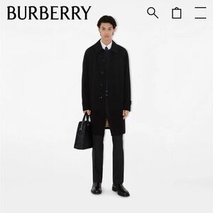 Burberry men’s cashmere overcoat